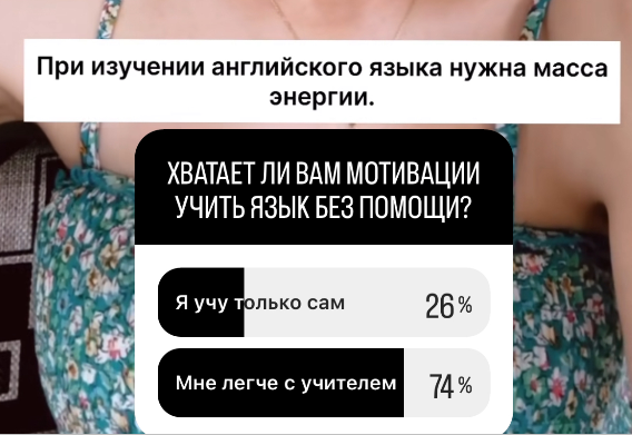 ответы: Хватит ли мотивации учить английский без помощи?
