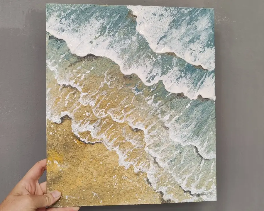 Картина с морскими волнами